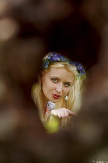 Nika N in Metart set Blossoms