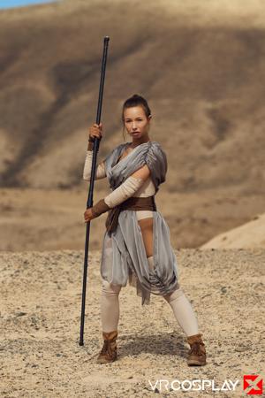 Taylor Sands in VR Cosplay X set Star Wars: The Force Awakens