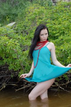 Allana in Zemani set The quiet river 2